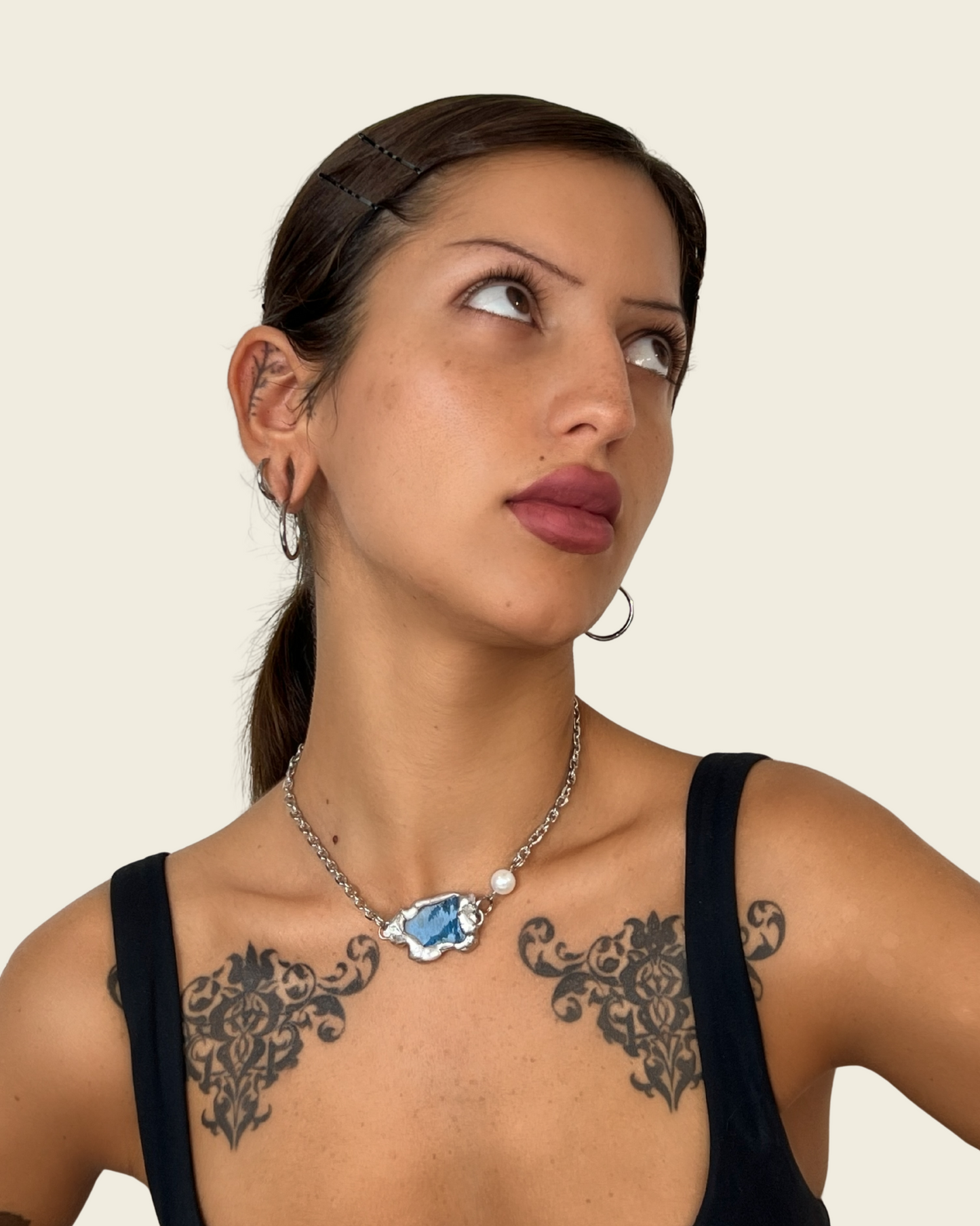 Collier Caroline | Collection Lunaris Bijoux x Lunaris Vitraux