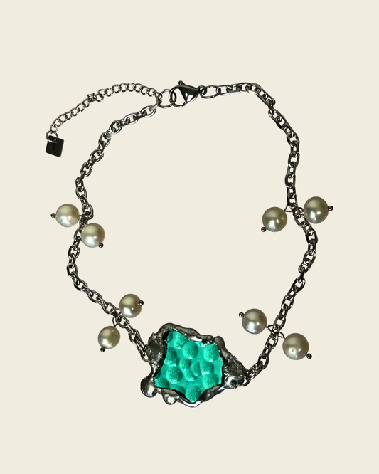 Collier Zélie | Collection Lunaris Bijoux x Lunaris Vitraux