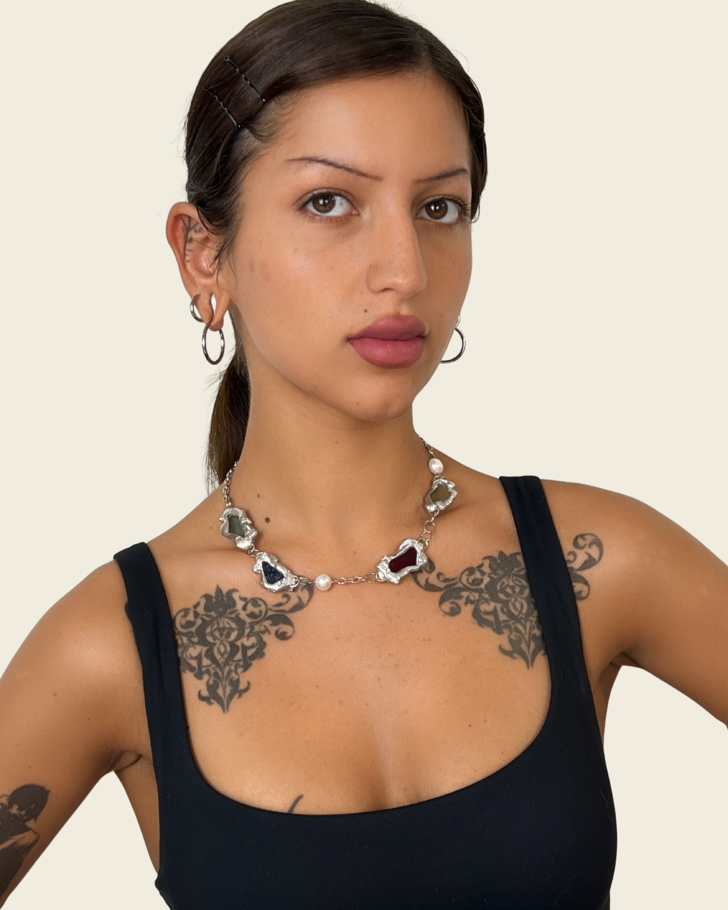 Collier Margot | Collection Lunaris Bijoux x Lunaris Vitraux