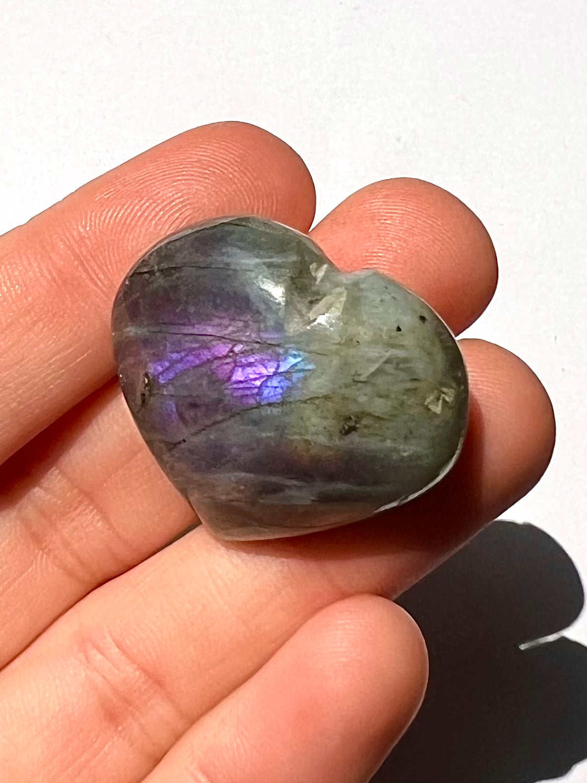Coeur en Labradorite 5