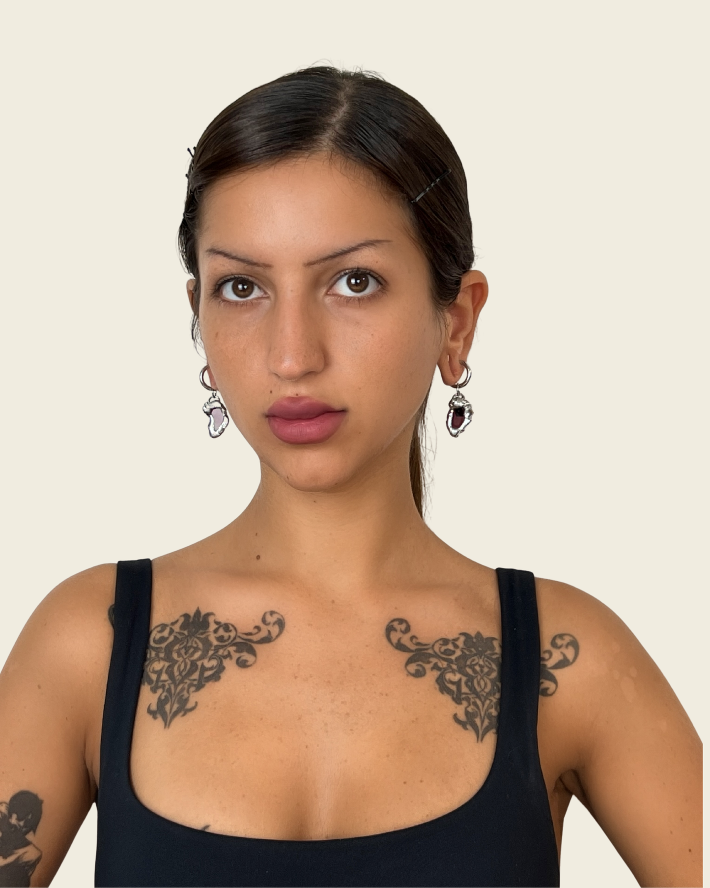 Boucles d'oreilles Maël | Collection Lunaris Bijoux x Lunaris Vitraux