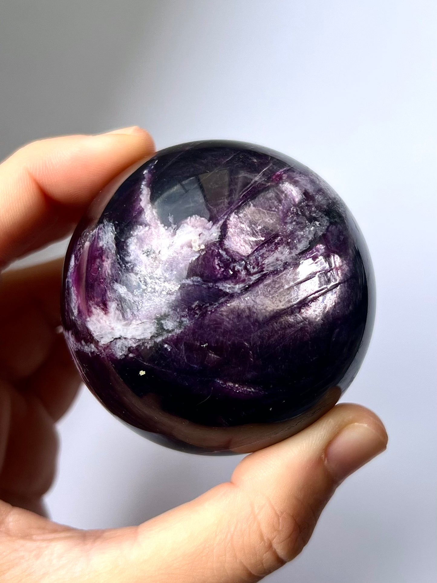 Sphère de Lépidolite gemme 2
