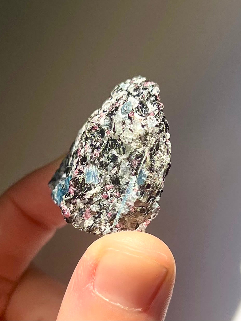 Spécimen Cyanite / Grenat / Biotite / Albite / Quartz 10