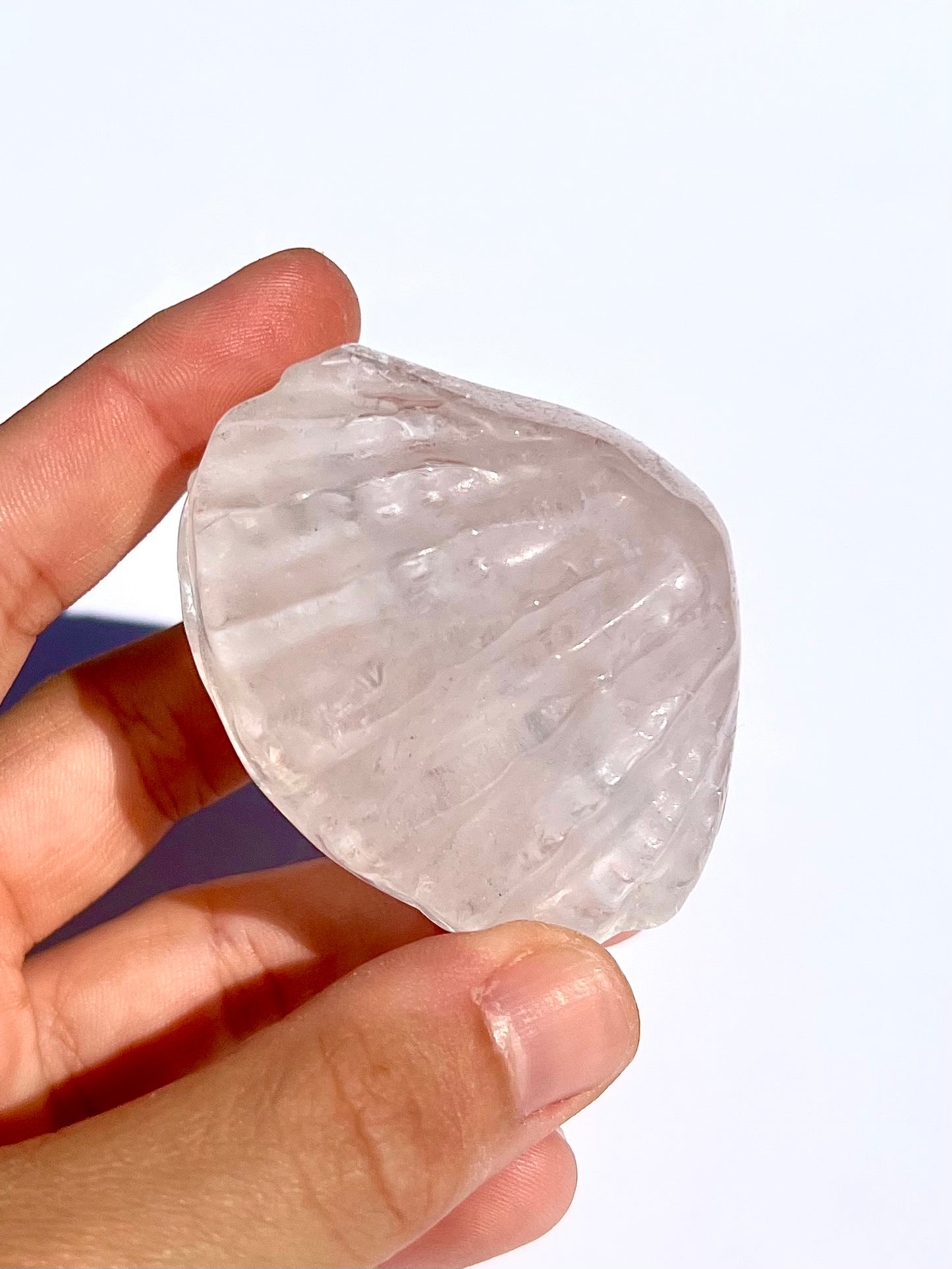 Coquillage en Cristal de roche 1