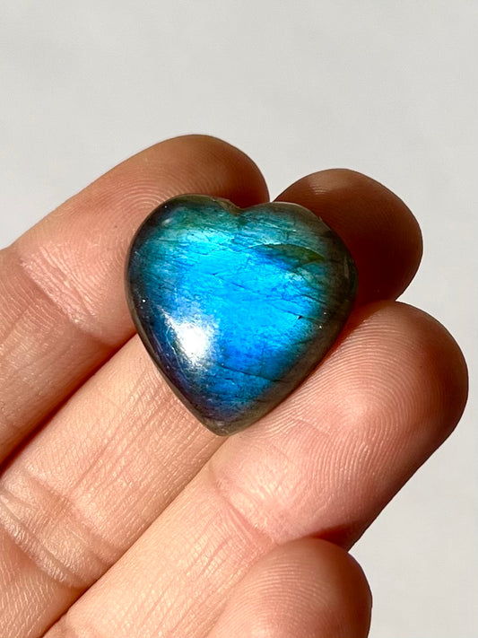 Cœur en Labradorite 5