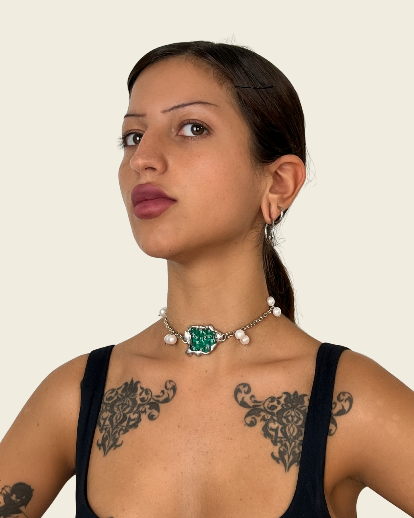 Collier Zélie | Collection Lunaris Bijoux x Lunaris Vitraux