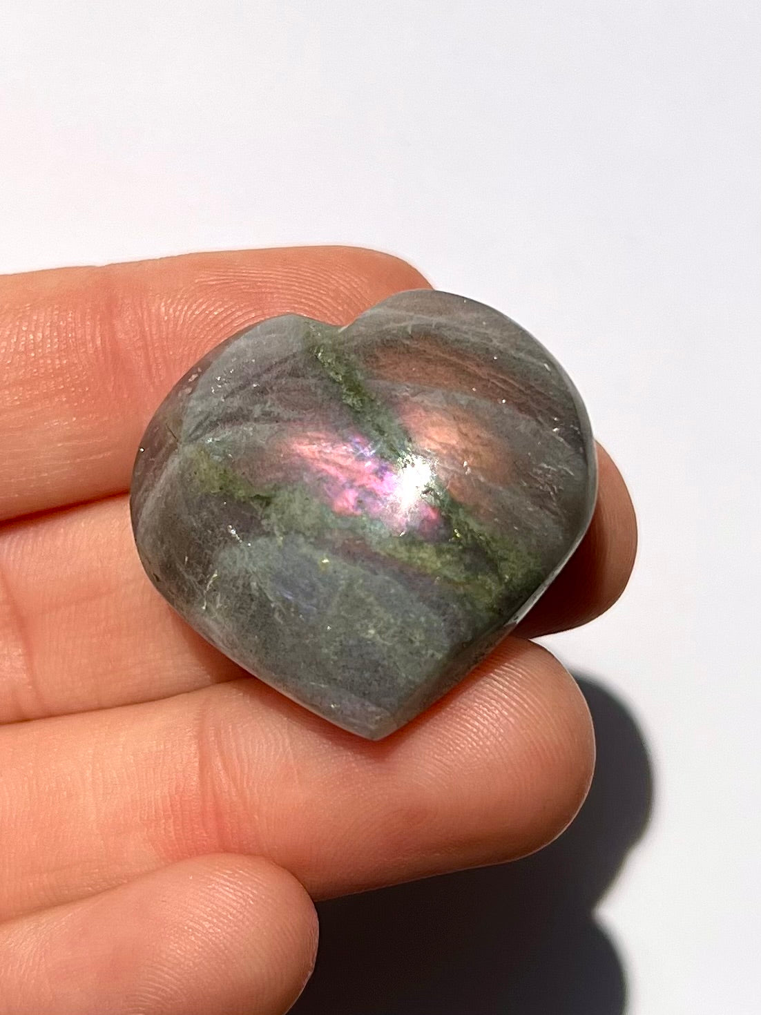 Cœur en Labradorite 3