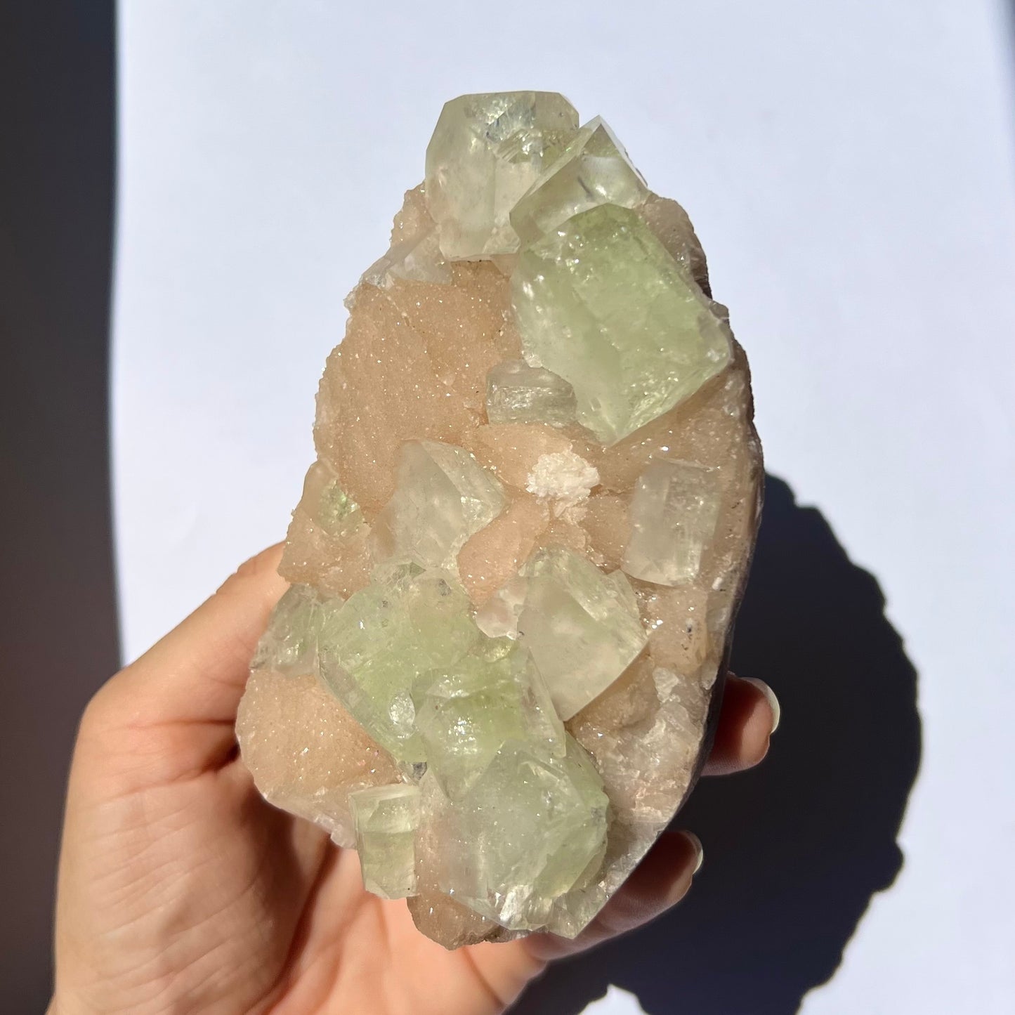 Forme libre Apophyllite et Stilbite 2