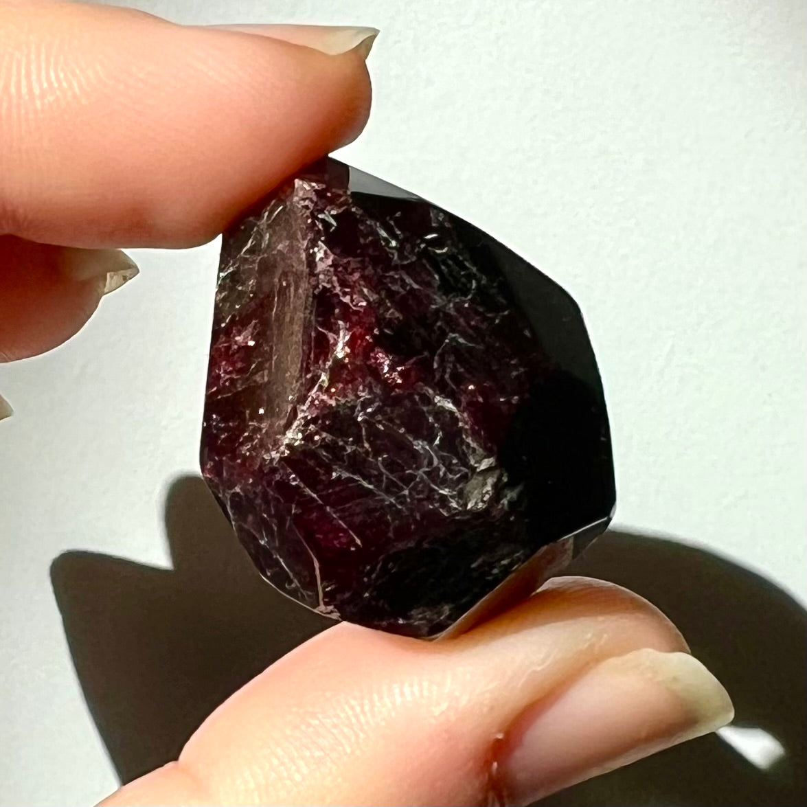 Polyèdre de Grenat Rhodolite 5