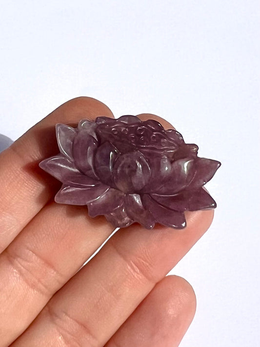 Lotus en Quartz rose 5
