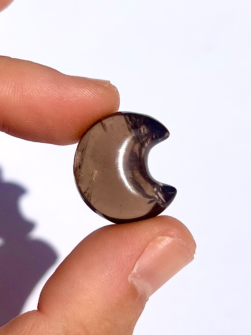 Lune en Quartz fumé 2