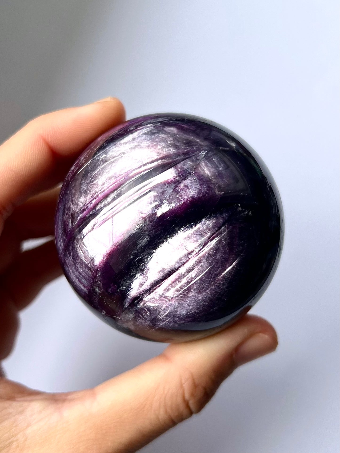 Sphère de Lépidolite gemme 2