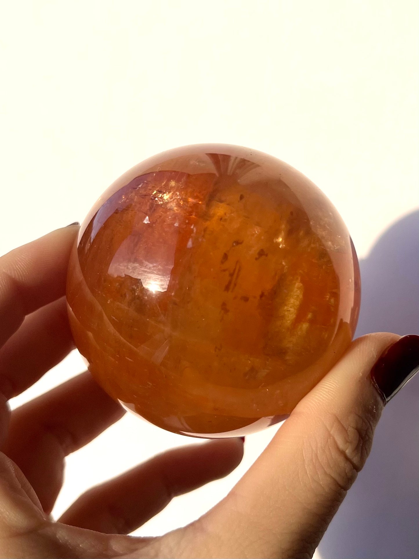 Sphère de Calcite miel 1