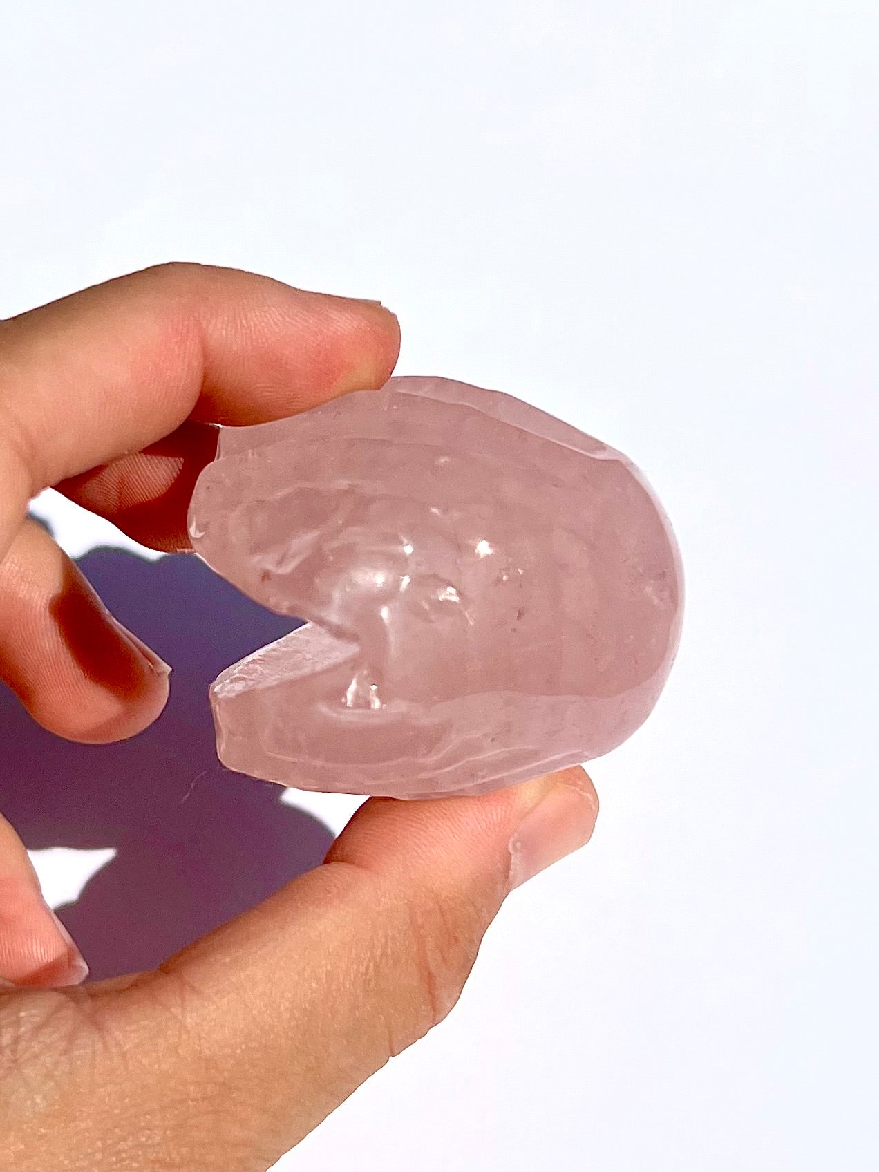 Coquillage en Quartz rose 1