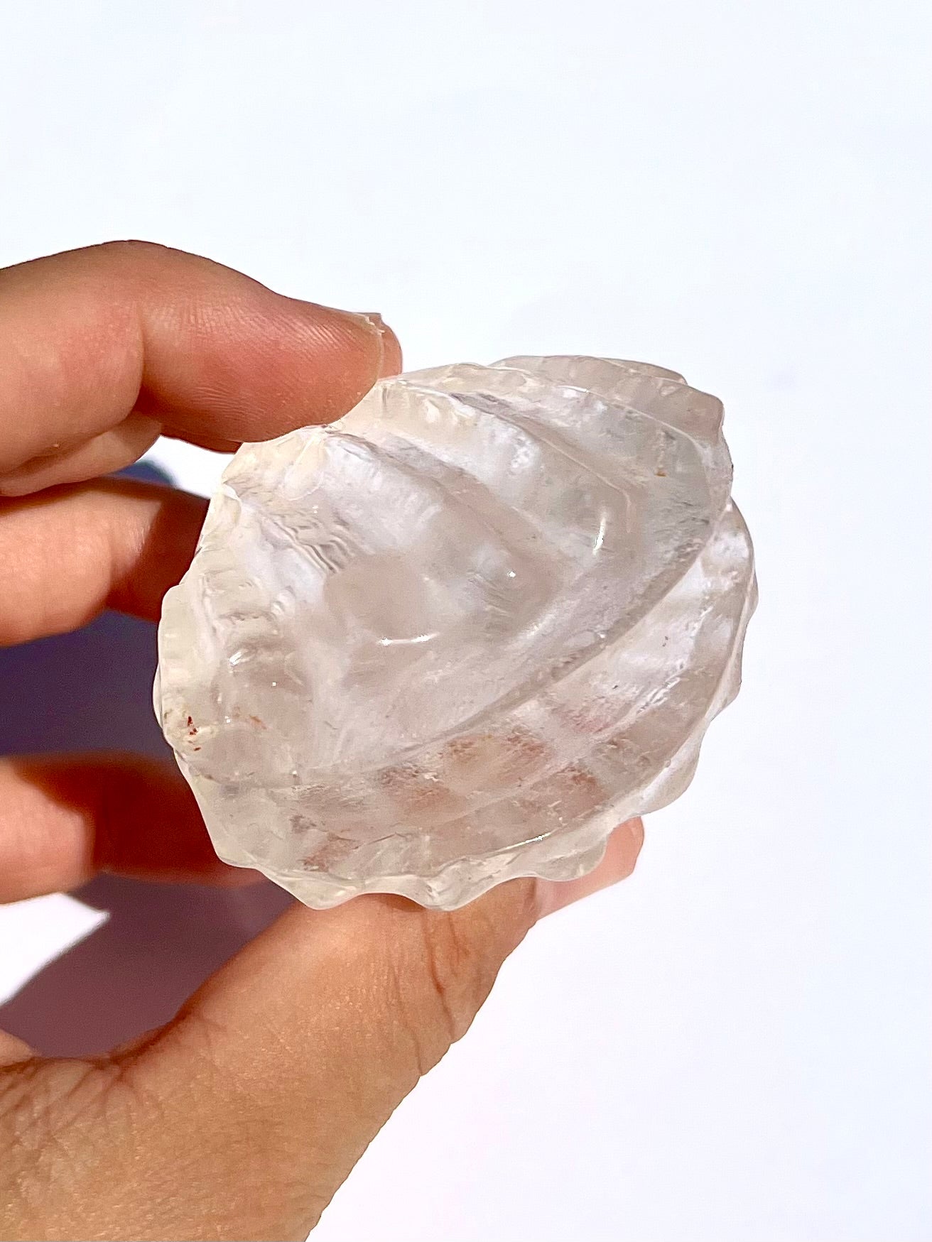 Coquillage en Cristal de roche 2