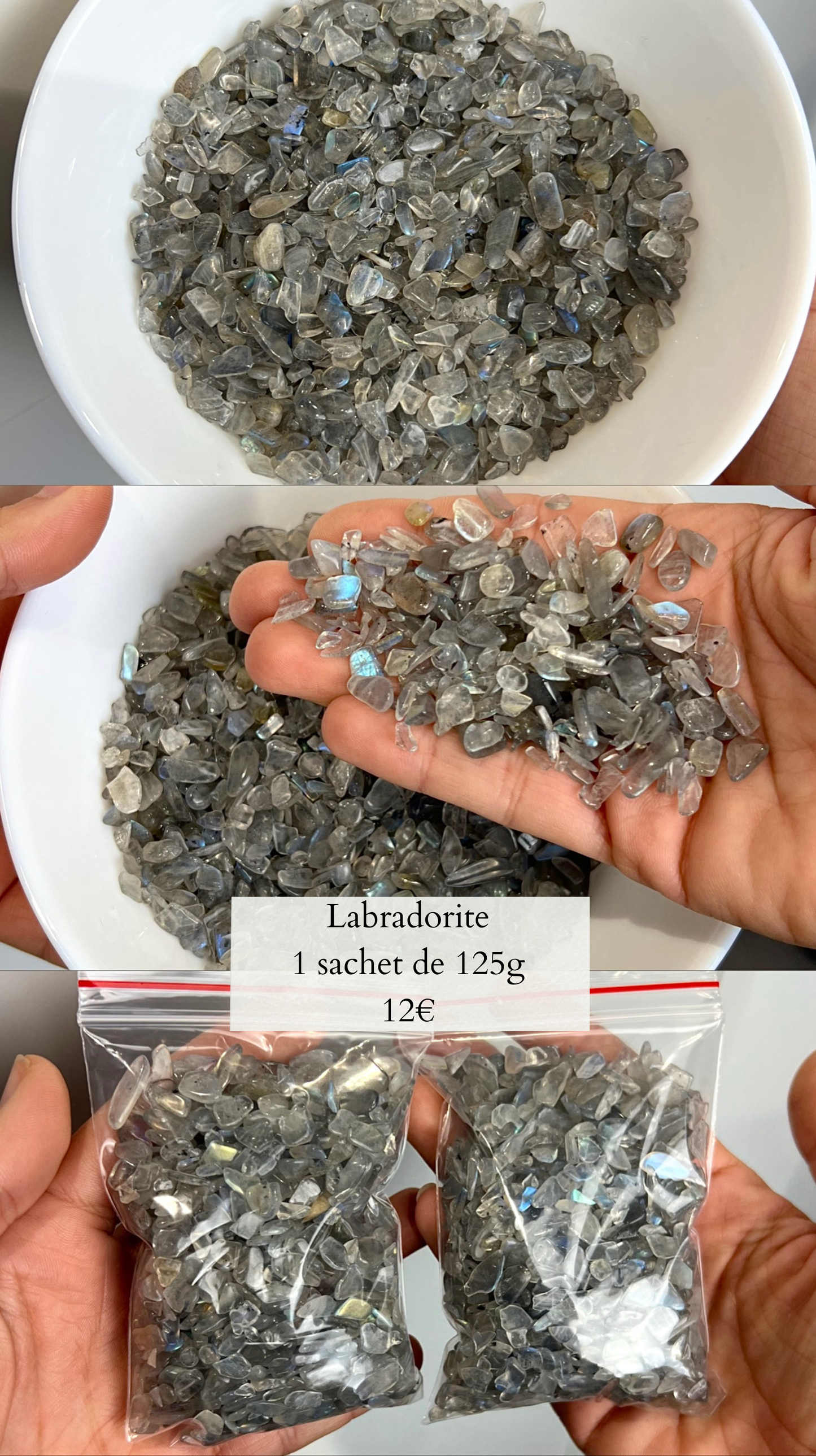 Chips de Labradorite