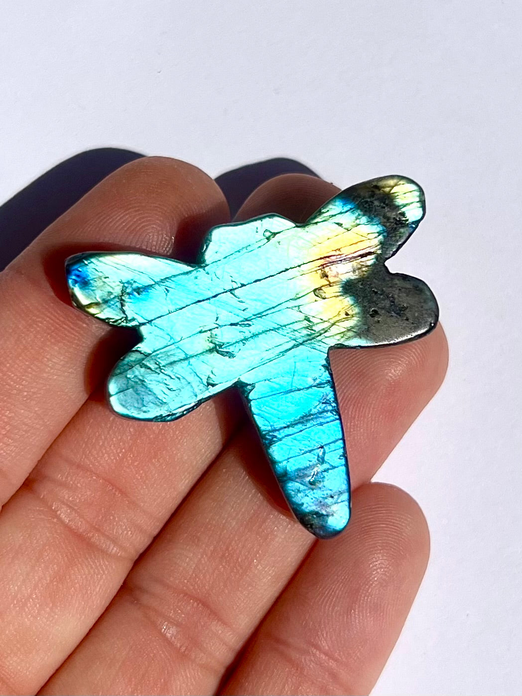 Libellule en Labradorite 1
