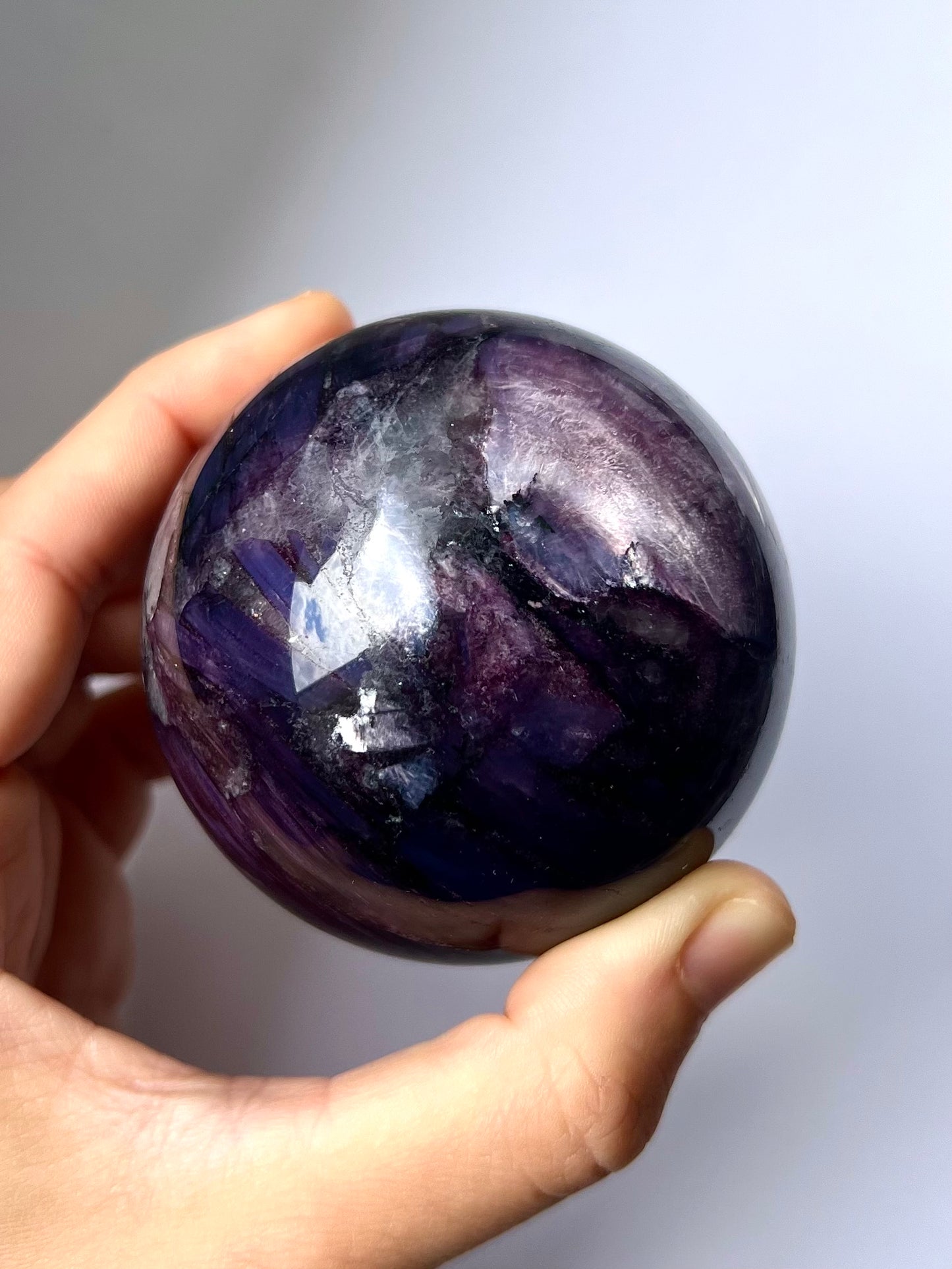 Sphère de Lépidolite gemme 1