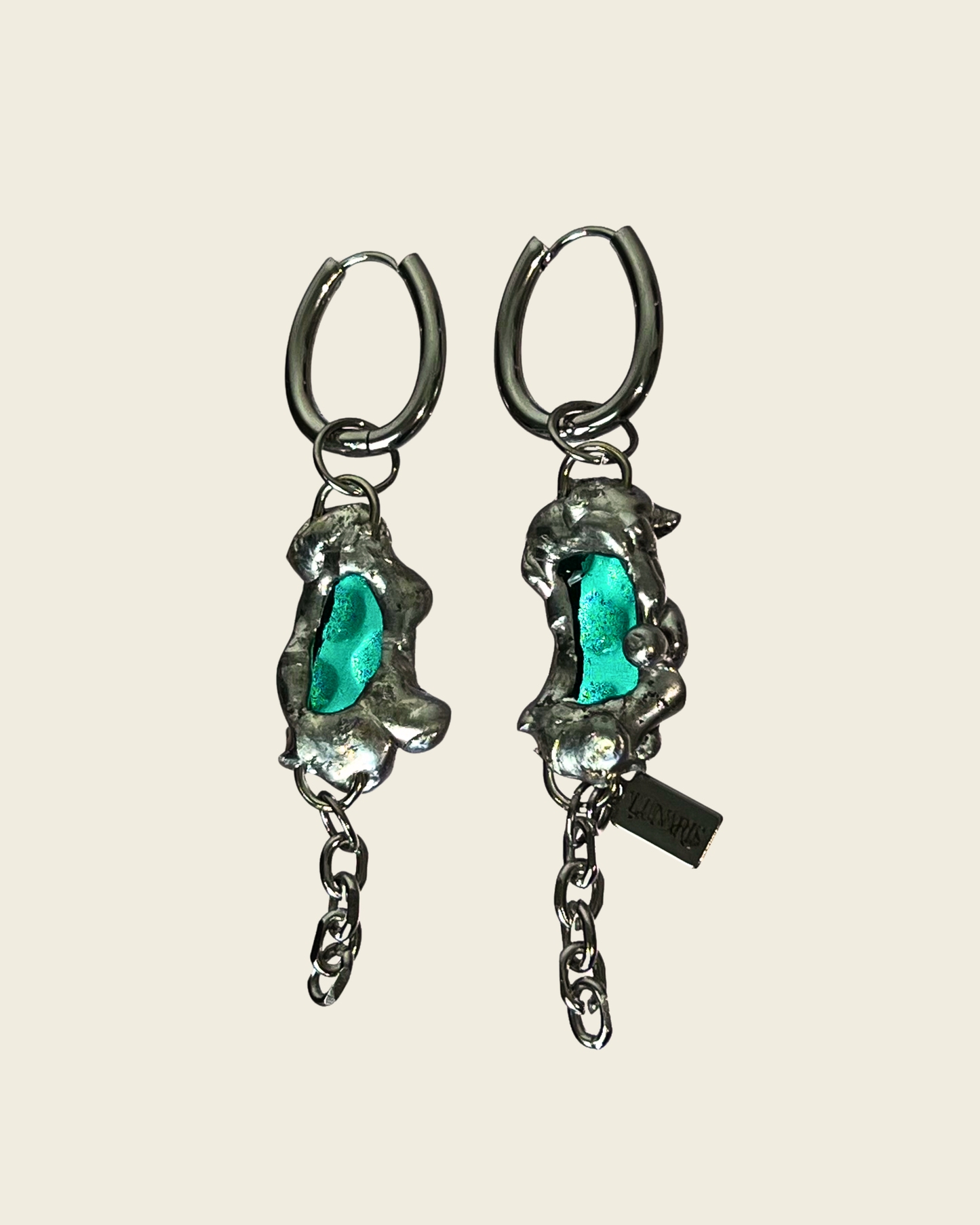 Boucles d'oreilles Félix | Collection Lunaris Bijoux x Lunaris Vitraux
