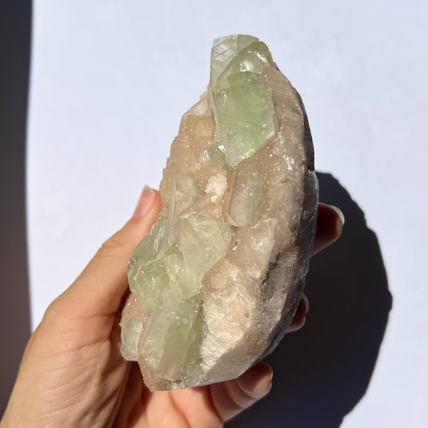 Forme libre Apophyllite et Stilbite 2