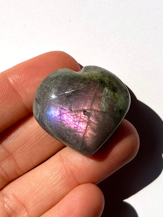Cœur en Labradorite 7