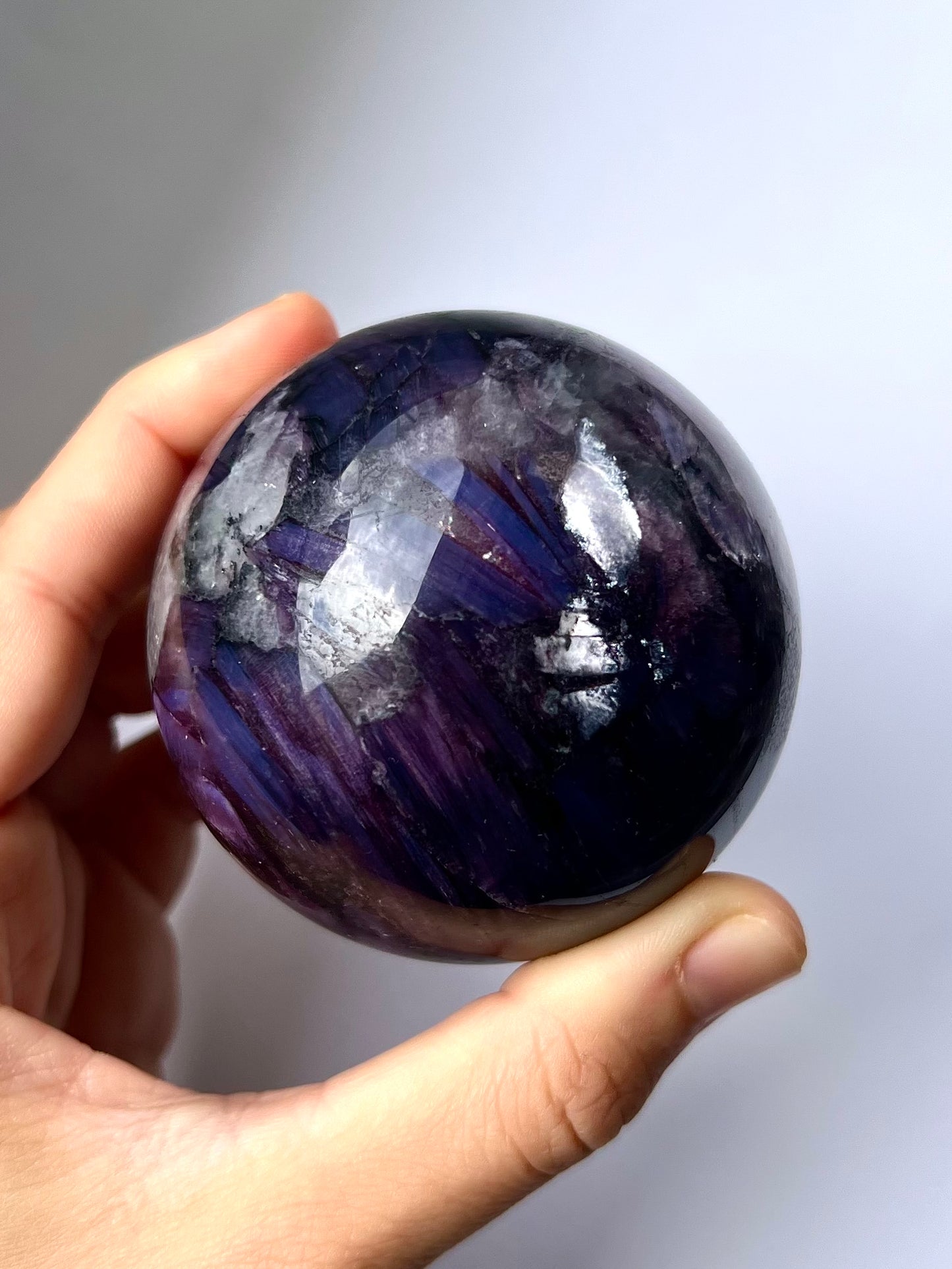 Sphère de Lépidolite gemme 1