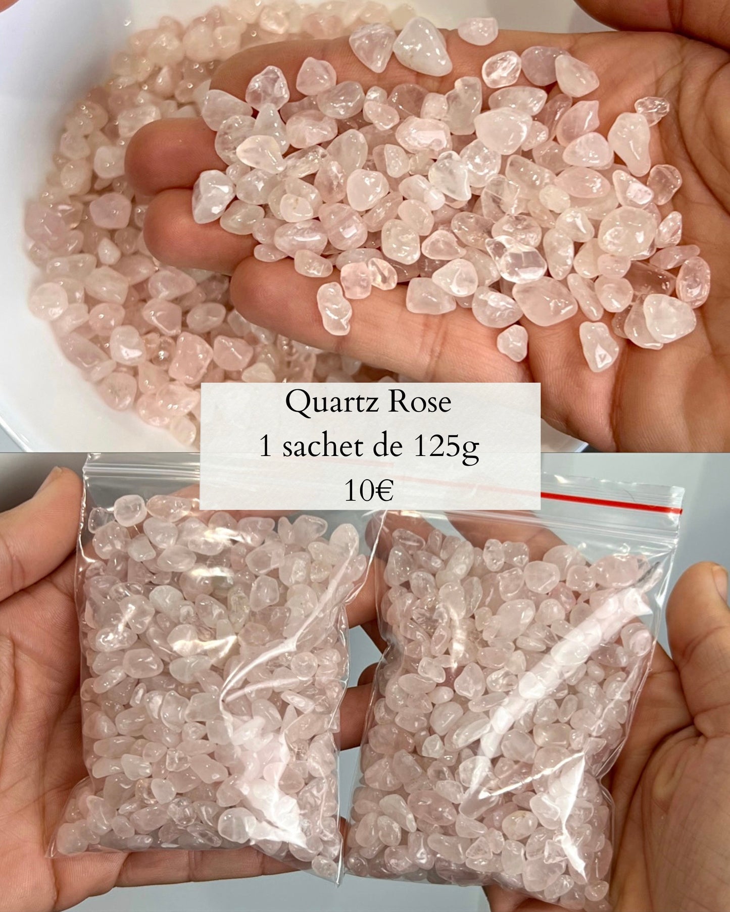 Chips de Quartz rose