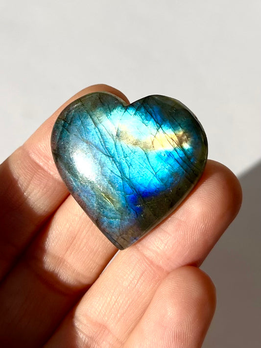 Cœur en Labradorite 4