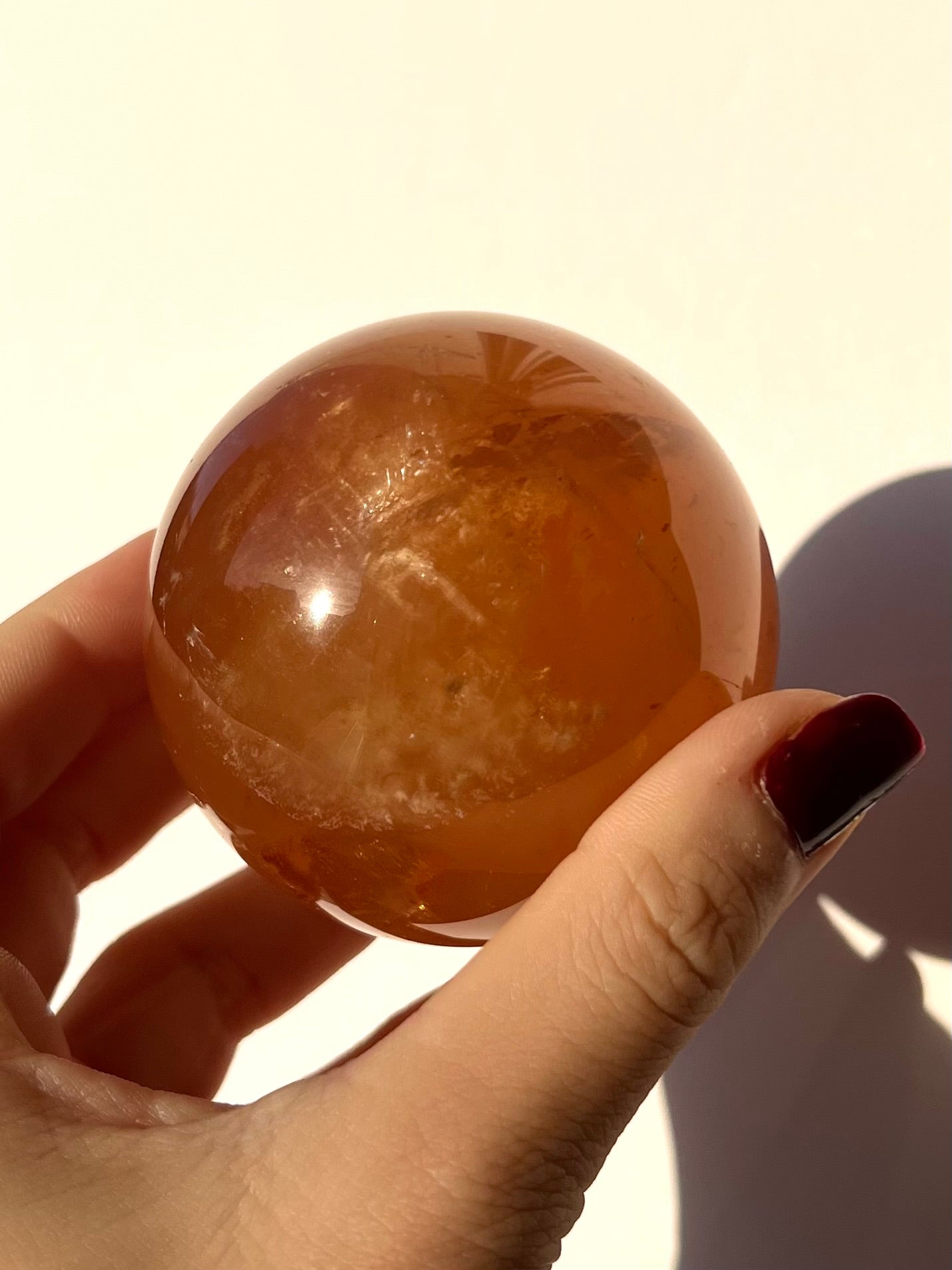 Sphère de Calcite miel 3