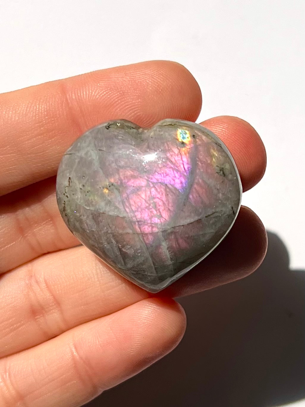 Cœur en Labradorite 9