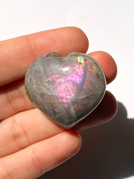 Cœur en Labradorite 9