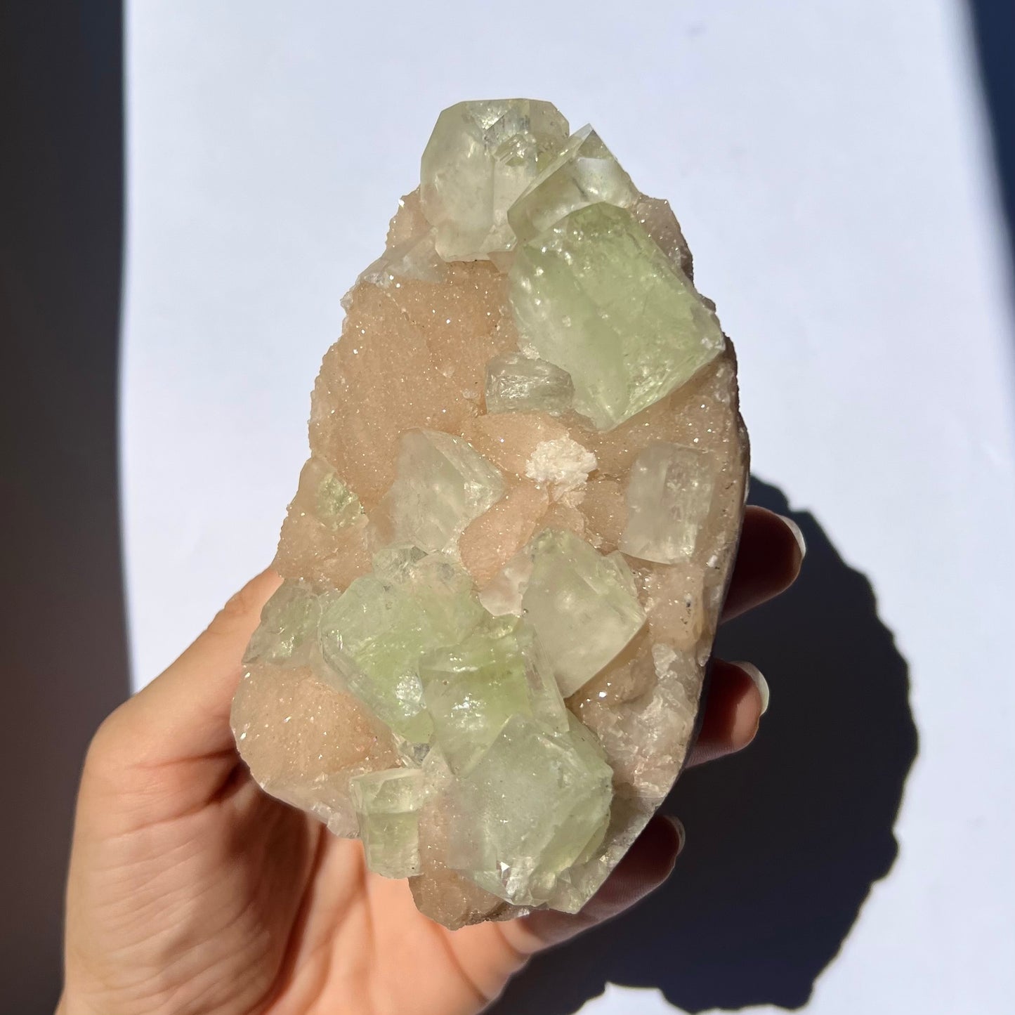 Forme libre Apophyllite et Stilbite 2
