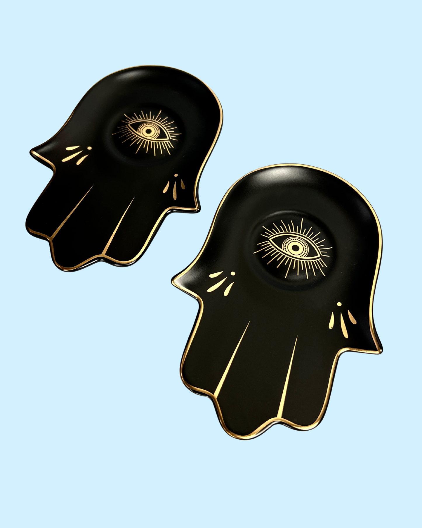 Coupelle Nazar et main de Fatma noire | Collection Nazar