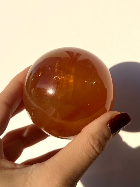 Sphère de Calcite miel 2