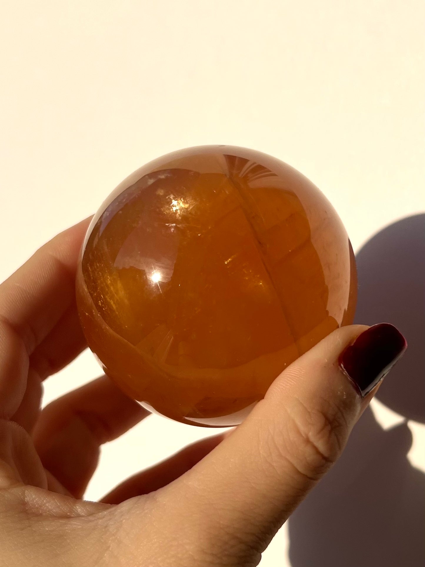 Sphère de Calcite miel 3