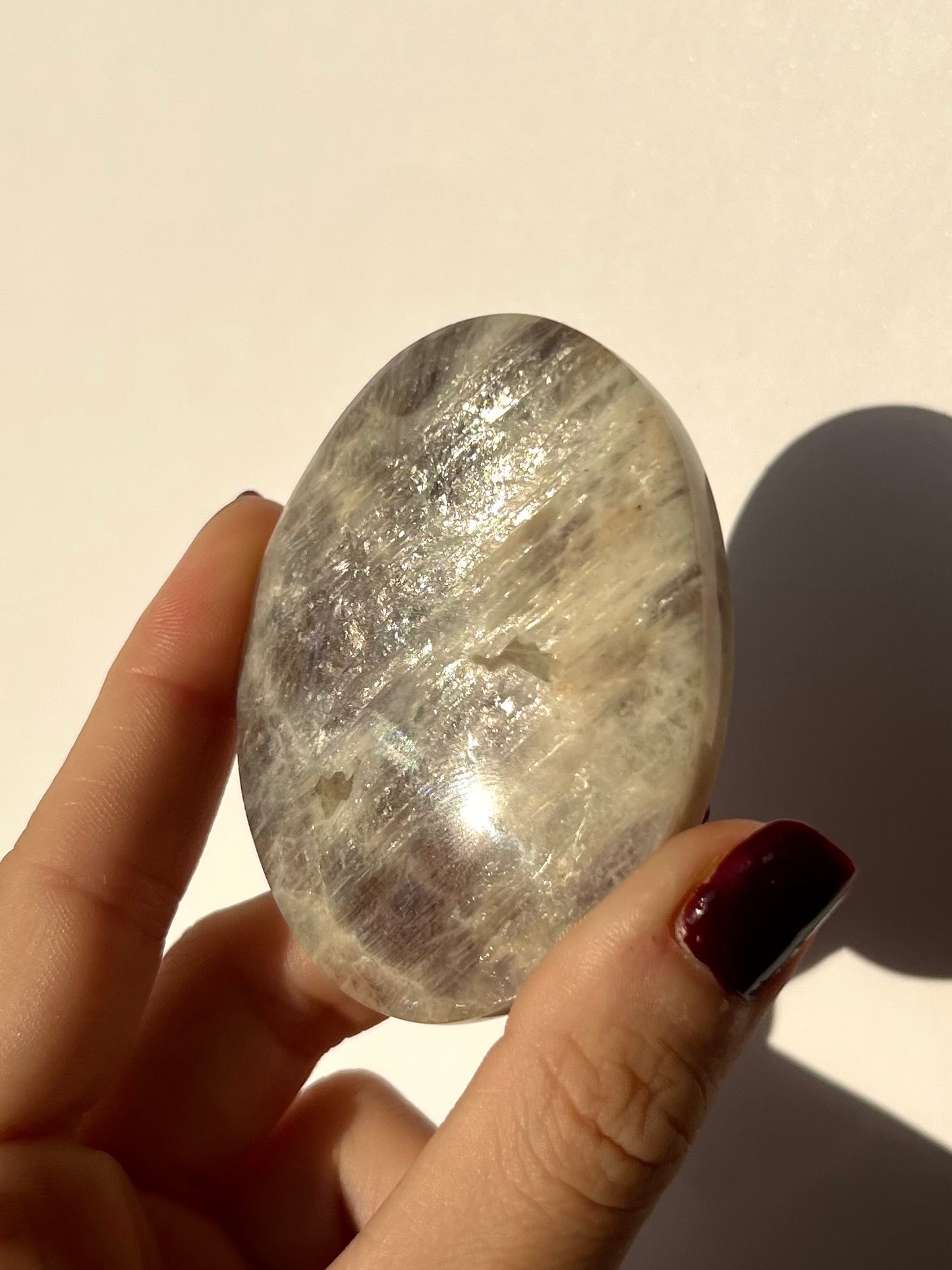 Galet de Pierre de Lune bleutée 5