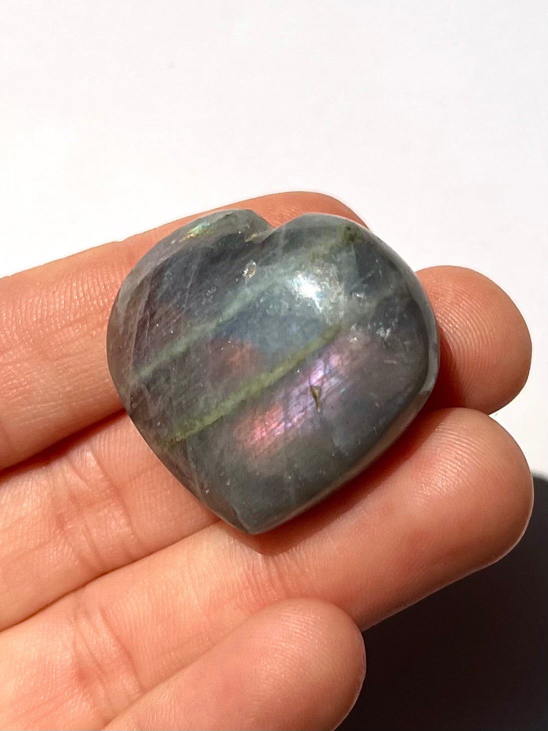 Cœur en Labradorite 4