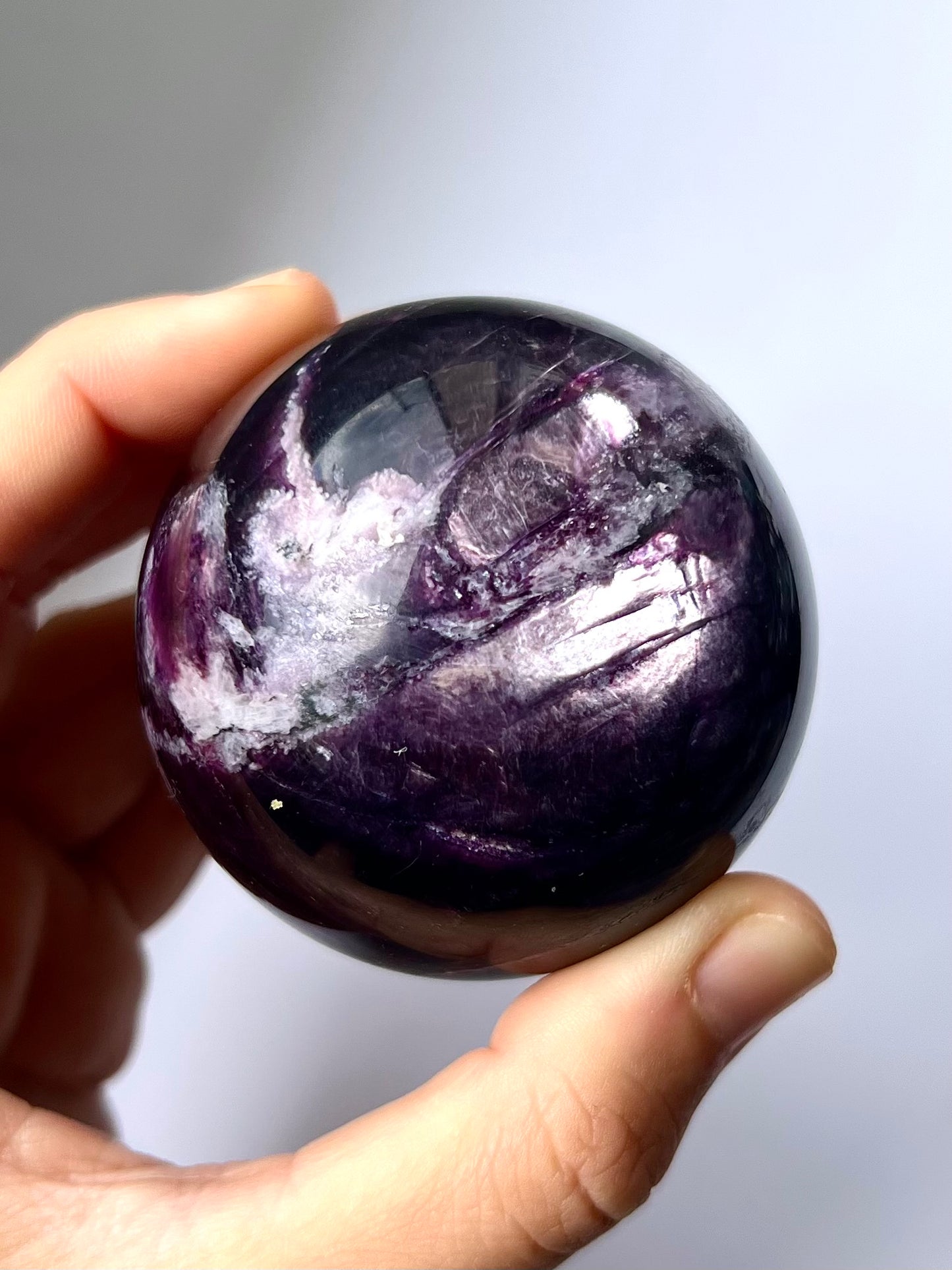 Sphère de Lépidolite gemme 2
