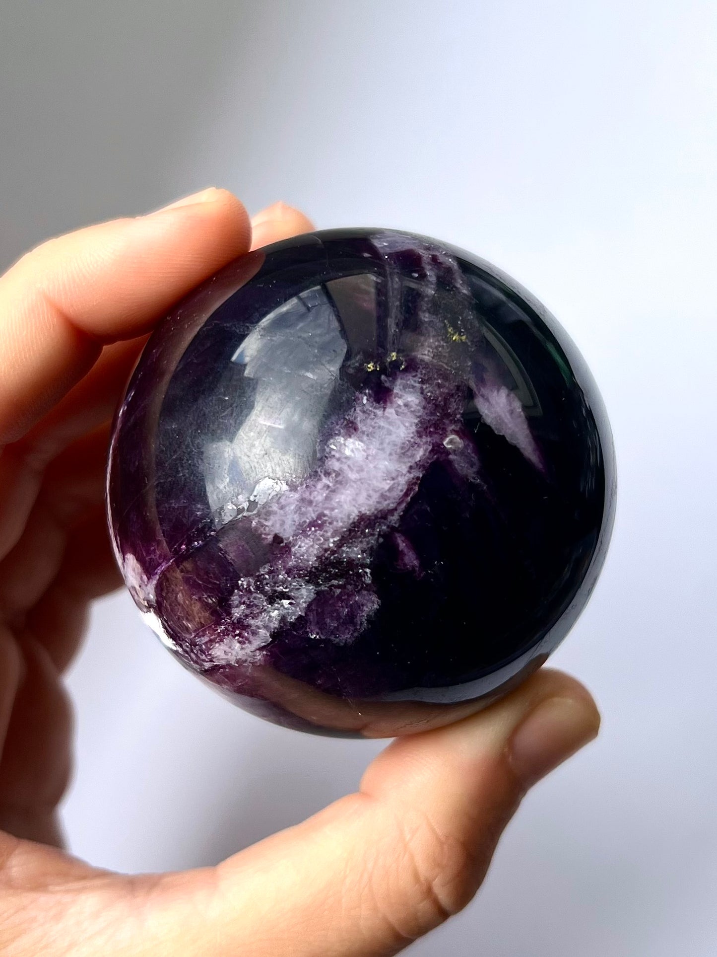 Sphère de Lépidolite gemme 2
