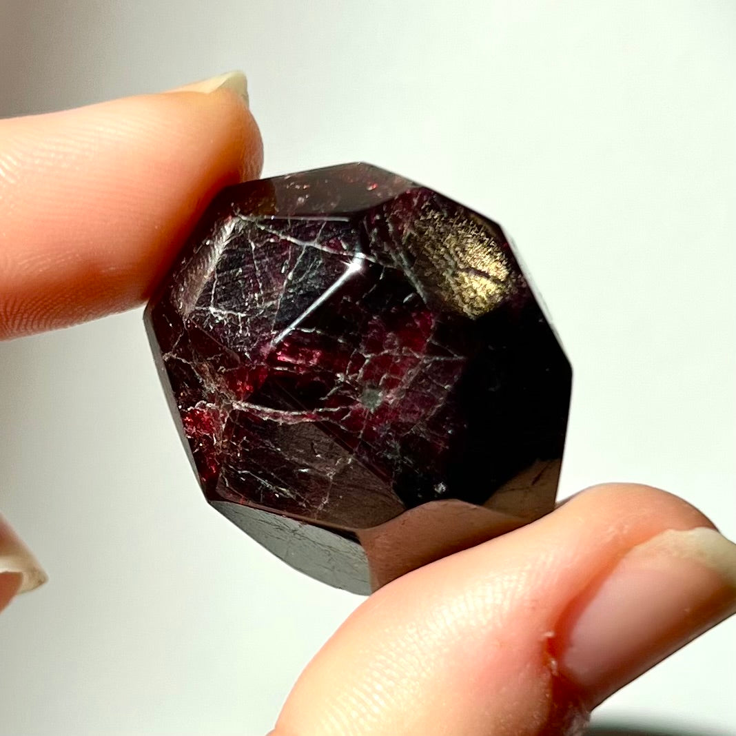 Polyèdre de Grenat Rhodolite 5