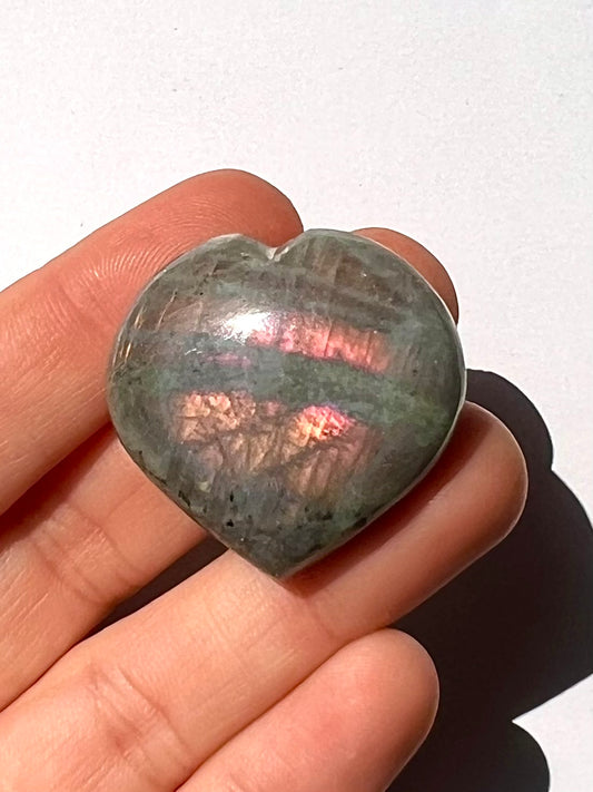Cœur en Labradorite 6