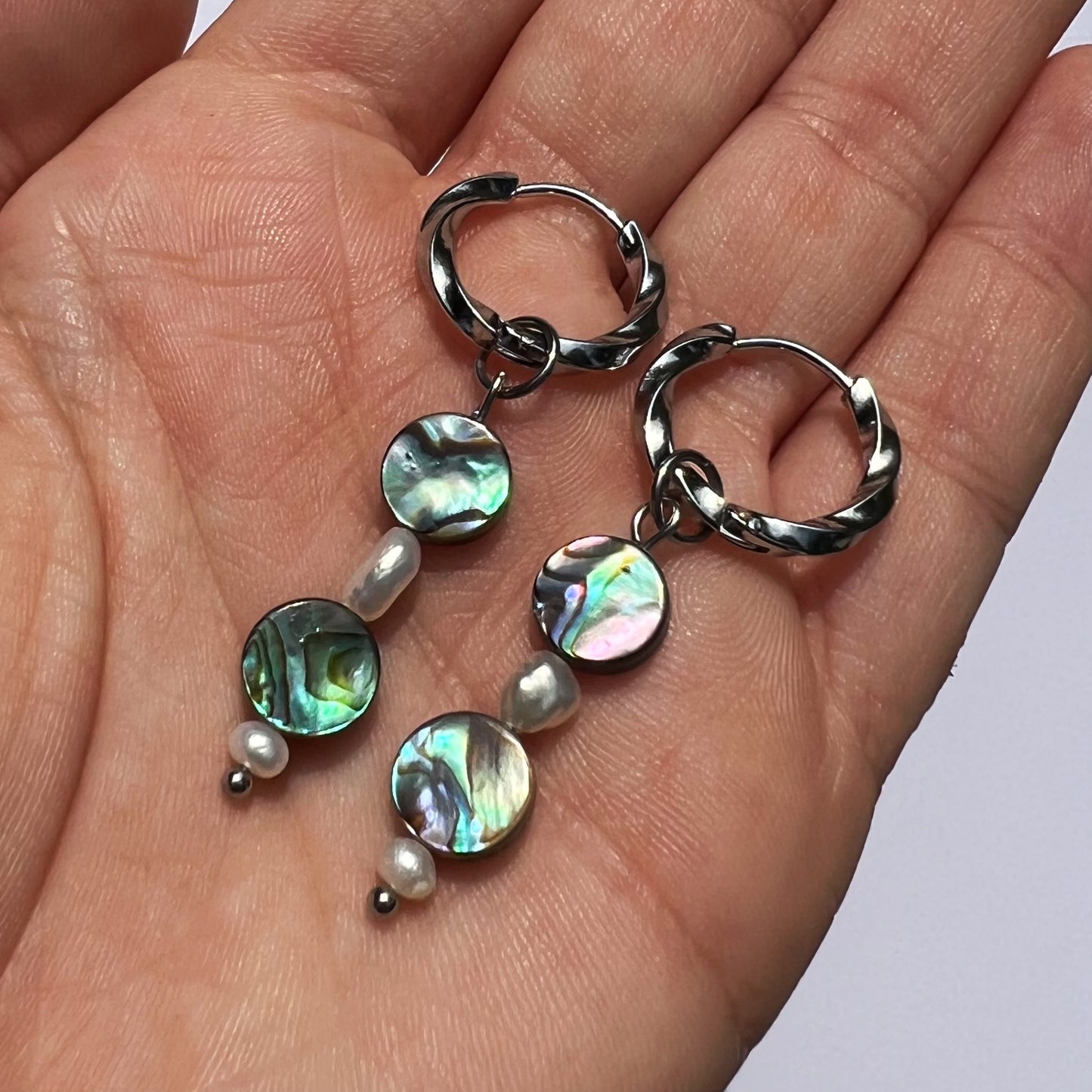 Boucle d'oreilles Abalone