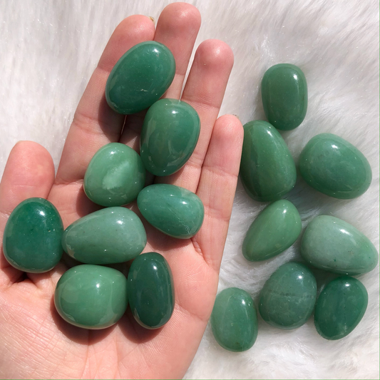 Pierre roulée en Aventurine verte